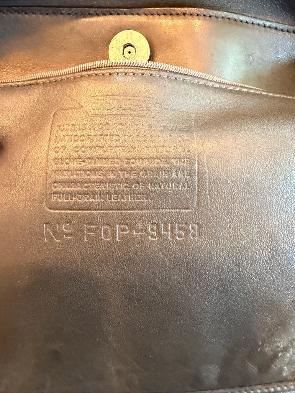 Vintage Coach Chelsea Black Messenger Slim Large Crossbody Bag No 9458